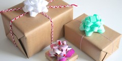 Hand Wrapped DIY Gifts With Bows