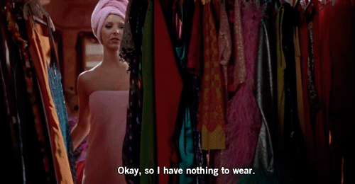 clothes, phoebe buffay, friends, funny, gif