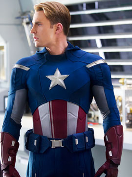 The Avengers Chris Evans as Captain America