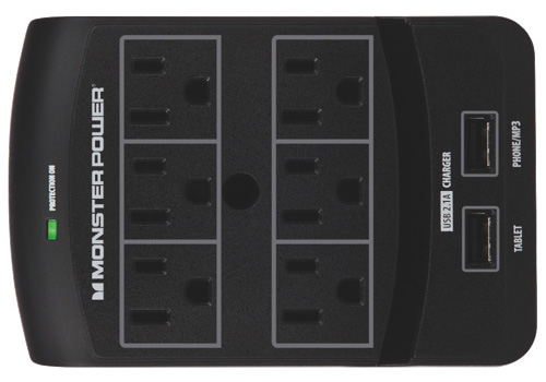Monster 6-Outlet Surge Protector