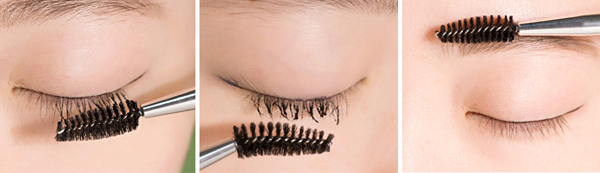 brush lashes
