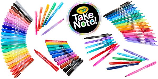 Crayola Take Note Collection